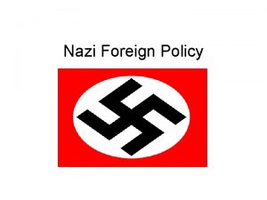 Nazi Foreign Policy Mein Kampf While in Landsberg