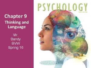 Chapter 9 Thinking and Language Mr Bandy BVW