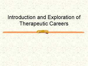 Introduction and Exploration of Therapeutic Careers Sports Medicine