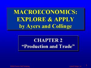 MACROECONOMICS EXPLORE APPLY by Ayers and Collinge CHAPTER