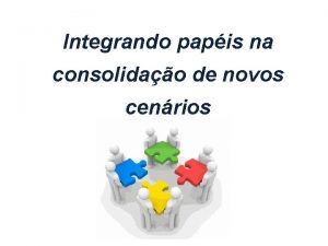 Integrando papis na consolidao de novos cenrios Dinmica