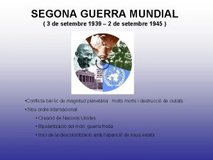 SEGONA GUERRA MUNDIAL 3 de setembre 1939 2