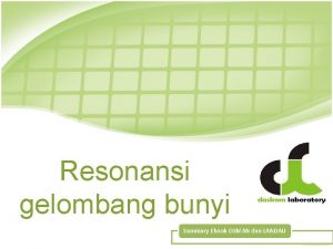 Resonansi gelombang bunyi Summary Ebook OSMAN dan LANDAU