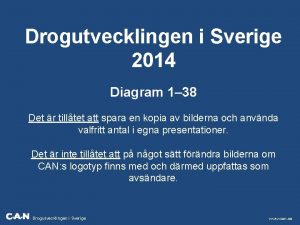 Drogutvecklingen i Sverige 2014 Diagram 1 38 Det