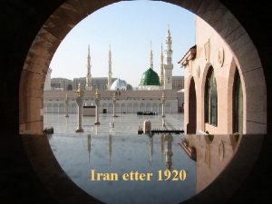 Iran etter 1920 Den islamske republikken mot Hollywood