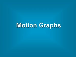 Motion Graphs Interpret The Graph Below Interpret The