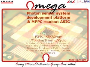 Photon sensor system development platform MPPC readout ASIC