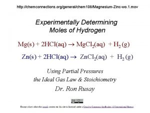 http chemconnections orggeneralchem 108MagnesiumZincwo 1 mov Experimentally Determining