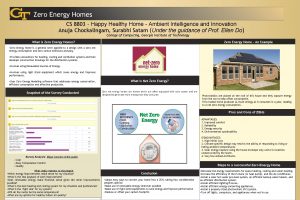 Zero Energy Homes CS 8803 Happy Healthy Home