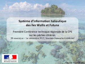 Systme dinformation halieutique des les Wallis et Futuna