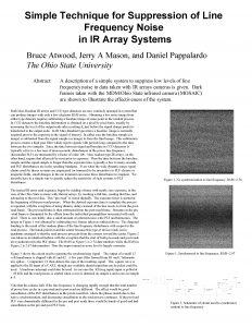 Simple Technique for Suppression of Line Frequency Noise