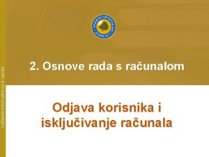 Udbenik informatike za 5 razred 2 Osnove rada