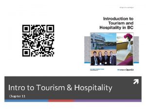 Intro to Tourism Hospitality Chapter 11 Copyright Introduction