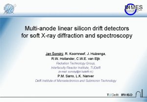 Multianode linear silicon drift detectors for soft Xray