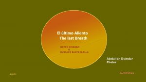 El ltimo Aliento The last Breath MATEO KINGMAN