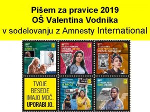 Piem za pravice 2019 O Valentina Vodnika v