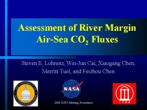 Assessment of River Margin AirSea CO 2 Fluxes