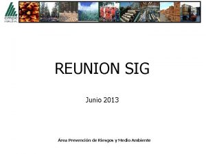 REUNION SIG Junio 2013 rea Prevencin de Riesgos