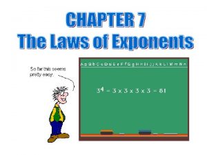 Exponents exponent Power base 53 means 3 factors