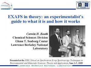 EXAFS in theory an experimentalists guide to what
