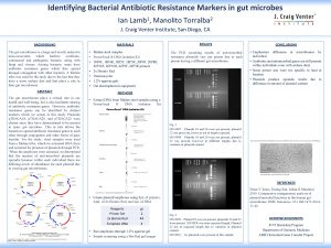 Identifying Bacterial Antibiotic Resistance Markers in gut microbes