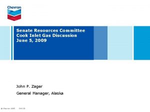 Senate Resources Committee Cook Inlet Gas Discussion June