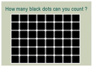 How many black dots can you count DEALING