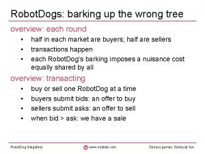 Robot Dogs barking up the wrong tree overview