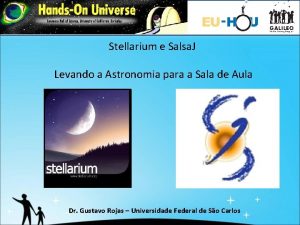 Stellarium e Salsa J Levando a Astronomia para