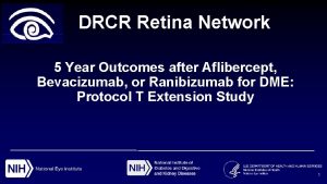 DRCR Retina Network 5 Year Outcomes after Aflibercept