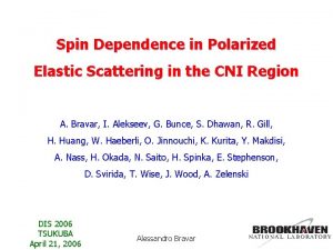 Spin Dependence in Polarized Elastic Scattering in the