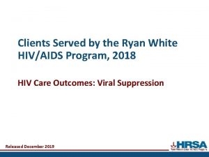 Clients Served by the Ryan White HIVAIDS Program