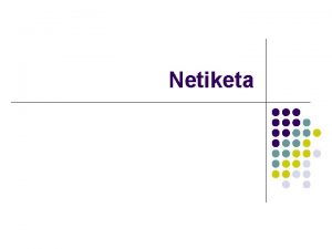 Netiketa