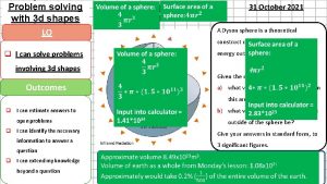 Problem solving Forming and Solving Hook Equations with