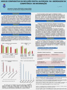 ANLISE COMPARATIVA DA INCLUSO DIGITAL ALICERADA NA ABORDAGEM