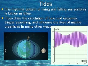 Tides The rhythmic pattern of rising and falling