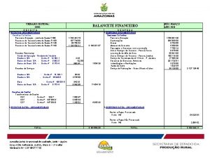 UNIDADE GESTORA 18201 RECEITA 1 RECEITAS ORAMENTRIAS Receitas