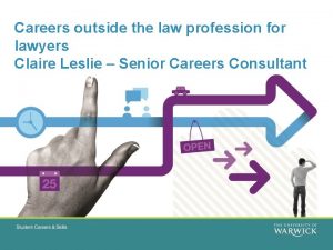 Careers outside the law profession for lawyers Claire