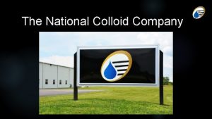 The National Colloid Company The National Colloid Company