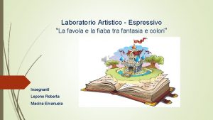 Laboratorio Artistico Espressivo La favola e la fiaba