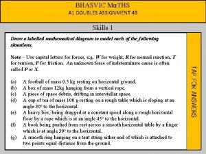 BHASVIC MTHS A 1 DOUBLES ASSIGNMENT 4 B