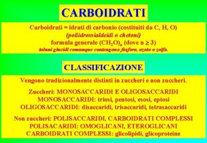 CARBOIDRATI Carboidrati idrati di carbonio costituiti da C
