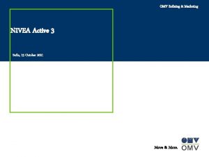 OMV Refining Marketing NIVEA Active 3 Sofia 15