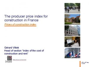 The producer price index for construction in France