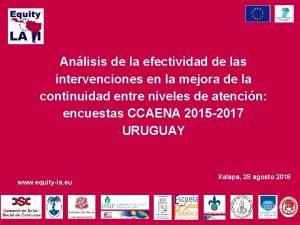 Anlisis de la efectividad de las intervenciones en