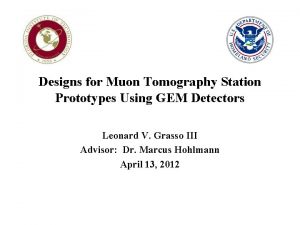 Designs for Muon Tomography Station Prototypes Using GEM