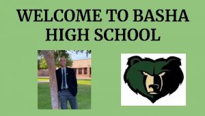 WELCOME TO BASHA HIGH SCHOOL Boys Basketball Tryout