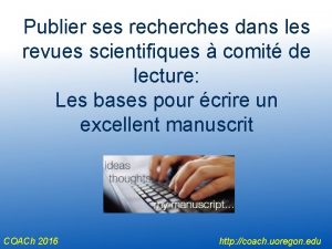 Publier ses recherches dans les revues scientifiques comit