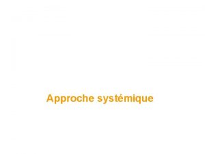 Projet Professionnel Personnalis Approche systmique Construire votre propre