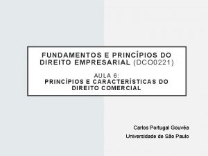 FUNDAMENTOS E PRINCPIOS DO DIREITO EMPRESARIAL DCO 0221